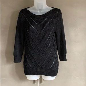White House Black Market Open Knit Sweater size XS